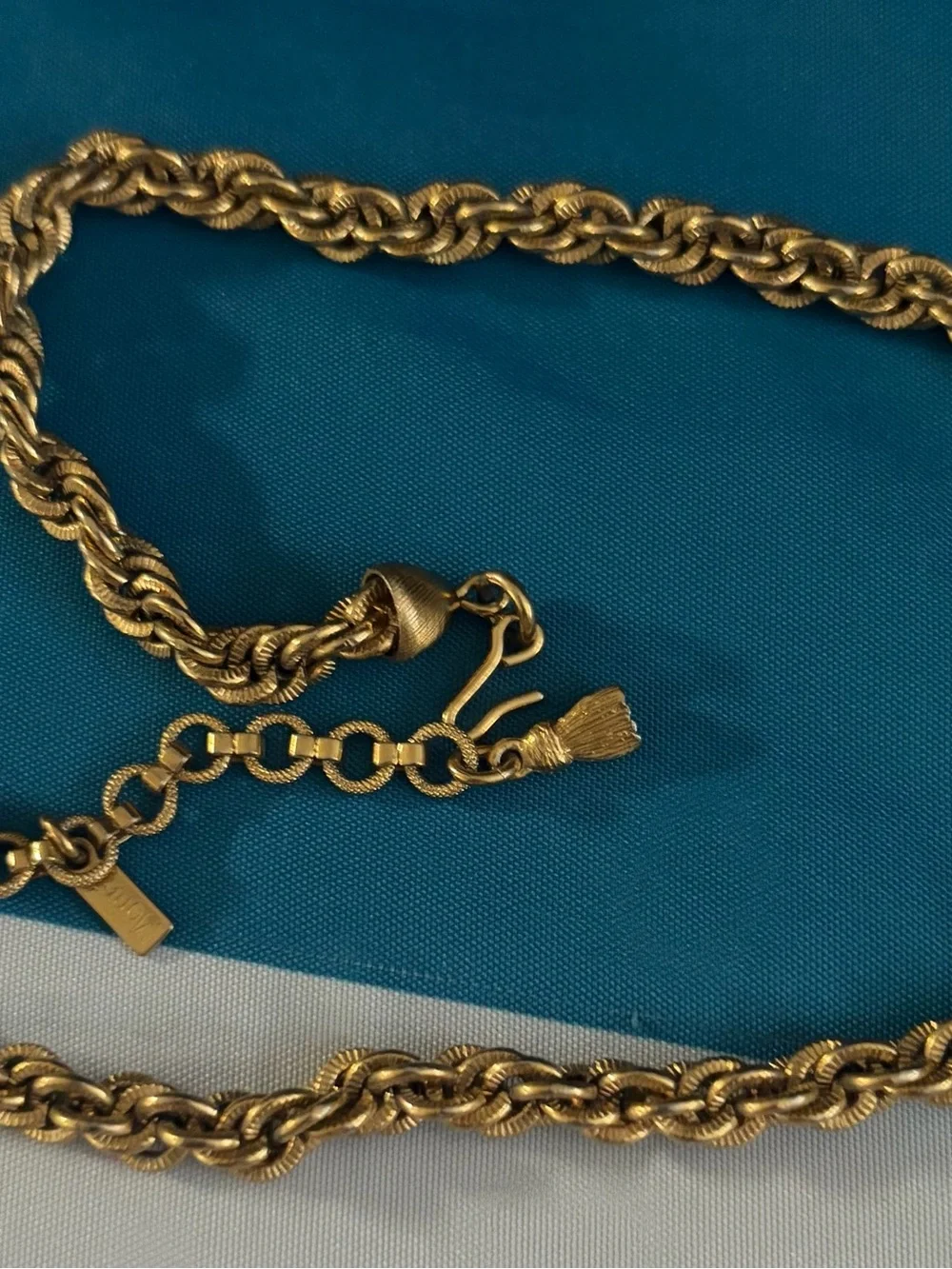 Monet Classic Gold Rope Chain Necklace - Women Jewelry